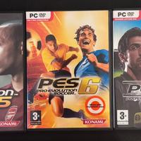 Pes 5, Pes 6, Pes 2008, tutti per PC