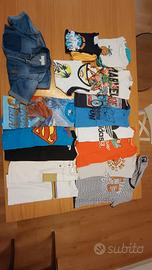 Lotto vestiti estivi bimbo 4 anni