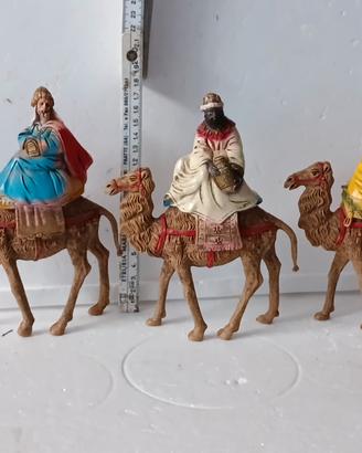 Pastori presepe re magi vintage 