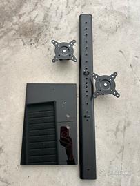 Supporto doppio monitor