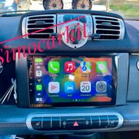 Stereo car tablet android 13 per smart fortwo W451