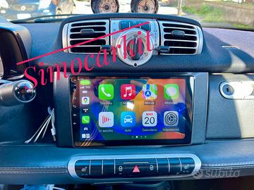 Stereo car tablet android 13 per smart fortwo W451