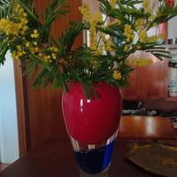 Vaso in vetro Murano affogato Barovier e Toso 60's