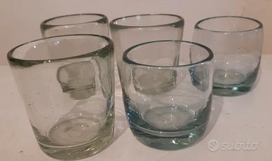 5 bicchieri Guzzini da Grappa /liquore 