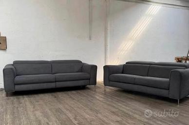 COPPIA NUOVA DIVANI CON MECCANISMI RELAX