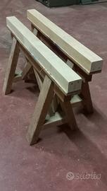 Cavalletti in legno fissi