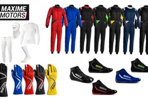 KIT ABBIGLIAMENTO PILOTA SPARCO nuovo FIA 88562018