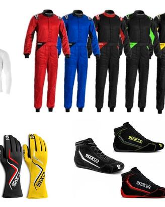 KIT ABBIGLIAMENTO PILOTA SPARCO nuovo FIA 88562018