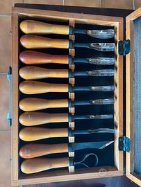 Set scalpelli in acciaio