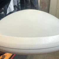 Plafoniera in vetro ceramica
