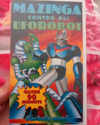 Casetta vhs mazinga contro gli uforobot