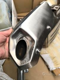 Scarico Marmitta originale Benelli TRK 502. 400Km.