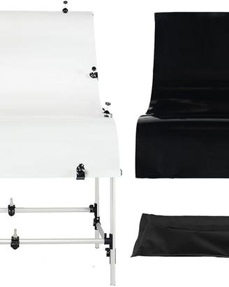 Kit Studio Foto: Tavolo Still-life+Braccio Monitor