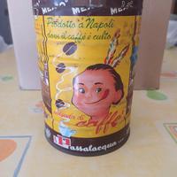 Vecchia scatola di latta caffè Passalacqua