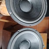 coppia woofer ciare da 32cm ribordati da poco 