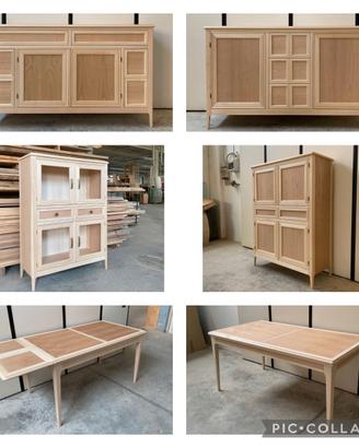 Mobili soggiorno credenze madie e tavoli al grezzo