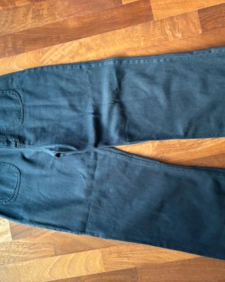 Jeans nero palazzo