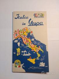 1957 vespa club d'italia guida turistica originale
