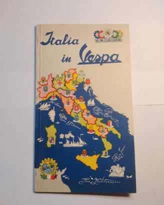 1957 vespa club d'italia guida turistica originale