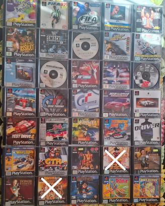64 dischi originali videogiochi PS1 da collezione