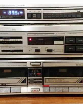 Tris pioneer, amplificatore, tuner e piastra