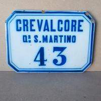 targa antica abitazione