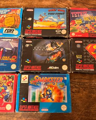Giochi snes vintage