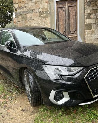 Audi A3 8y Sportback nera 2020 tdi 30 2000 cc