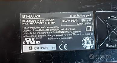 Batteria Shimano  BT-E8020