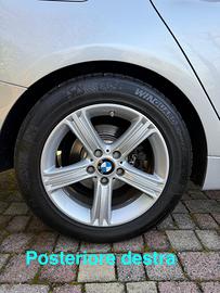 Set 4 cerchi in lega con 4 pneumatici invernali