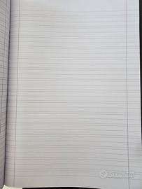 quaderno a righe di 3 elementare