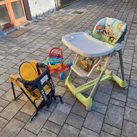 Seggiolone pappa zaino bambini primi passi