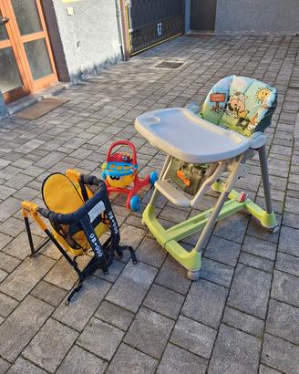 Seggiolone pappa zaino bambini primi passi