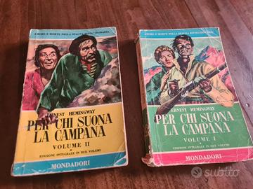 Per chi suona la campana volume 1 e 2 Ernest Hemin