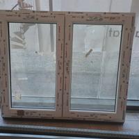 Finestra 2 ante PVC bianco
