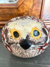 CANDELA ARTISTICA VINTAGE-GUFO-MILLEFIORI MILANO