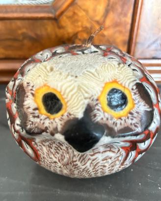 CANDELA ARTISTICA VINTAGE-GUFO-MILLEFIORI MILANO
