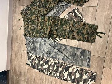 Set pantaloni mimetici