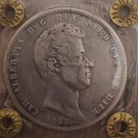 Carlo Alberto 5 lire Scudo 1833 G