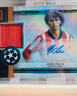 Joao Felic auto + patch /50 Topps Museum