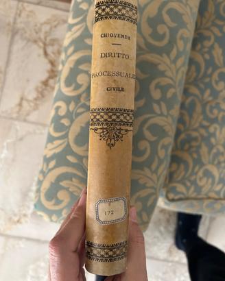 Prima Edi. 1906 Chiovenda Diritto Processuale