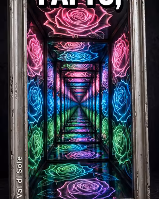 Specchio Infinito LED Val di Sole - Su Ordine