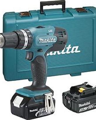 Trapano avvitatore a percussione Makita DHP453RFE