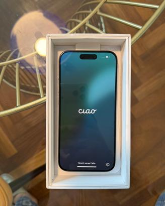 IPHONE 15 PRO 256 GB - NUOVO- stato batteria 100%