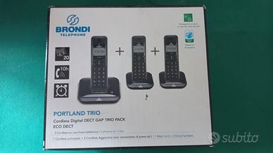 Cordless Digital Dect Gap trio Pack - BRONDI