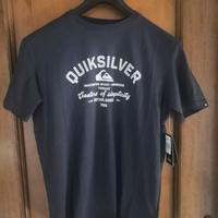 T-shirt Quiksilver blu originale nuova maiusata S
