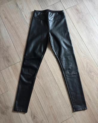 Leggins in pelle