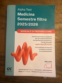 Medicina semestre filtro 2025/2026 Alpha Test