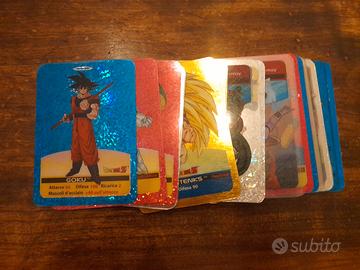 Lotto carte Dragonball Z lamincards