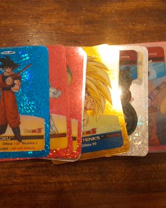 Lotto carte Dragonball Z lamincards